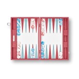 Backgammon en Cuir - Effet Alligator - Format Large