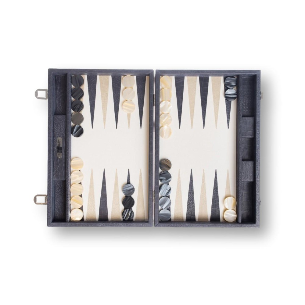 Alligator Leather Large Backgammon
