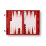 Backgammon en Cuir - Effet Alligator - Format Large