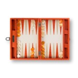 Backgammon en Cuir - Effet Alligator - Format Medium