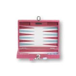 Backgammon en Cuir - Effet Alligator - Format Medium