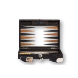 Backgammon en Cuir - Effet Alligator - Format Medium