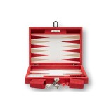 Backgammon en Cuir - Effet Alligator - Format Medium