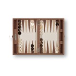 Backgammon en Cuir - Effet Alligator - Format Medium