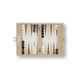 Backgammon en Cuir - Effet Alligator - Format Small