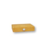 Backgammon en Cuir - Effet Alligator - Format Small