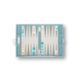 Backgammon en Cuir - Effet Alligator - Format Small