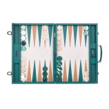 Backgammon en Cuir - Effet Buffle - Format Compétition