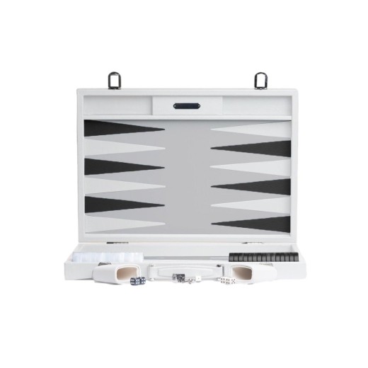 Backgammon en Cuir - Effet Buffle - Format Compétition