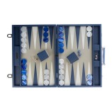 Backgammon en Cuir - Effet Buffle - Format Compétition