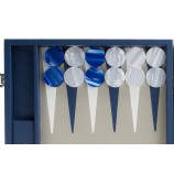 Backgammon en Cuir - Effet Buffle - Format Compétition