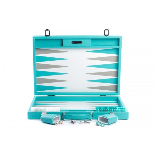 Backgammon en Cuir - Effet Buffle - Format Compétition