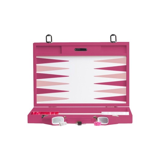 Backgammon en Cuir - Effet Buffle - Format Compétition