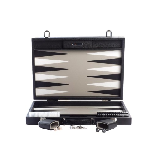 Backgammon en Cuir - Effet Buffle - Format Compétition