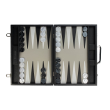 Backgammon en Cuir - Effet Buffle - Format Compétition
