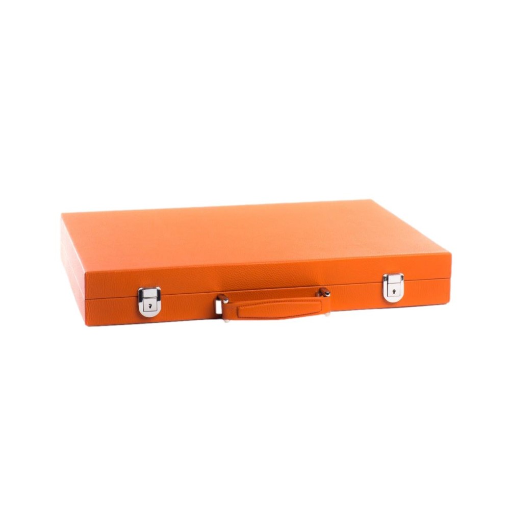 Backgammon en Cuir - Effet Buffle - Format Compétition