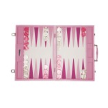 Backgammon en Cuir - Effet Buffle - Format Compétition