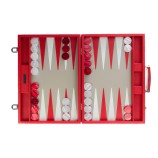 Backgammon en Cuir - Effet Buffle - Format Compétition