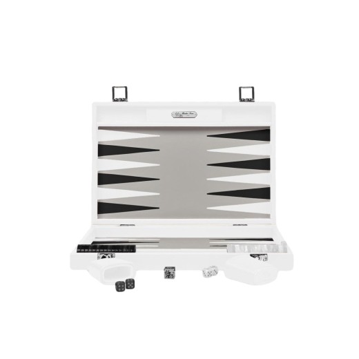 Backgammon en Cuir - Effet Buffle - Format Large