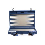Backgammon en Cuir - Effet Buffle - Format Large