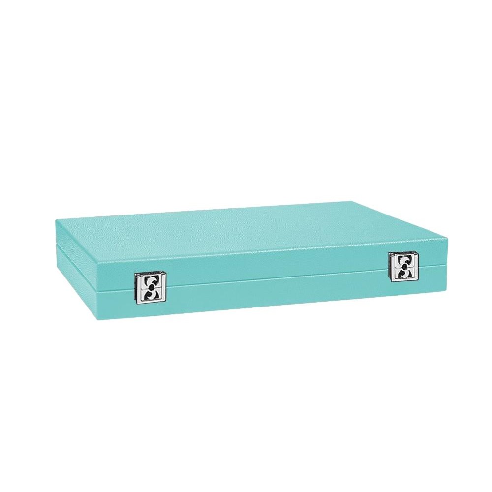 Backgammon en Cuir - Effet Buffle - Format Large