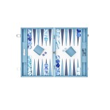 Backgammon en Cuir - Effet Buffle - Format Large