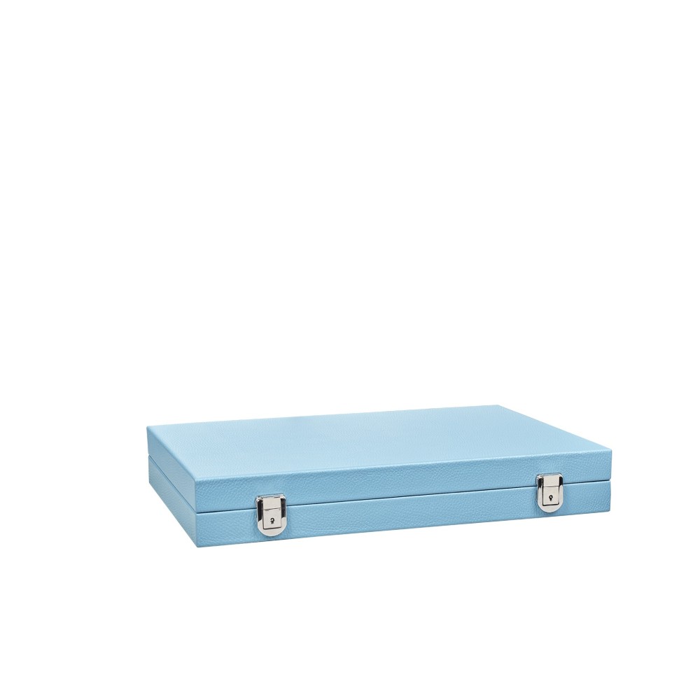 Backgammon en Cuir - Effet Buffle - Format Large