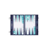 Backgammon en Cuir - Effet Buffle - Format Large