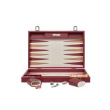 Backgammon en Cuir - Effet Buffle - Format Large
