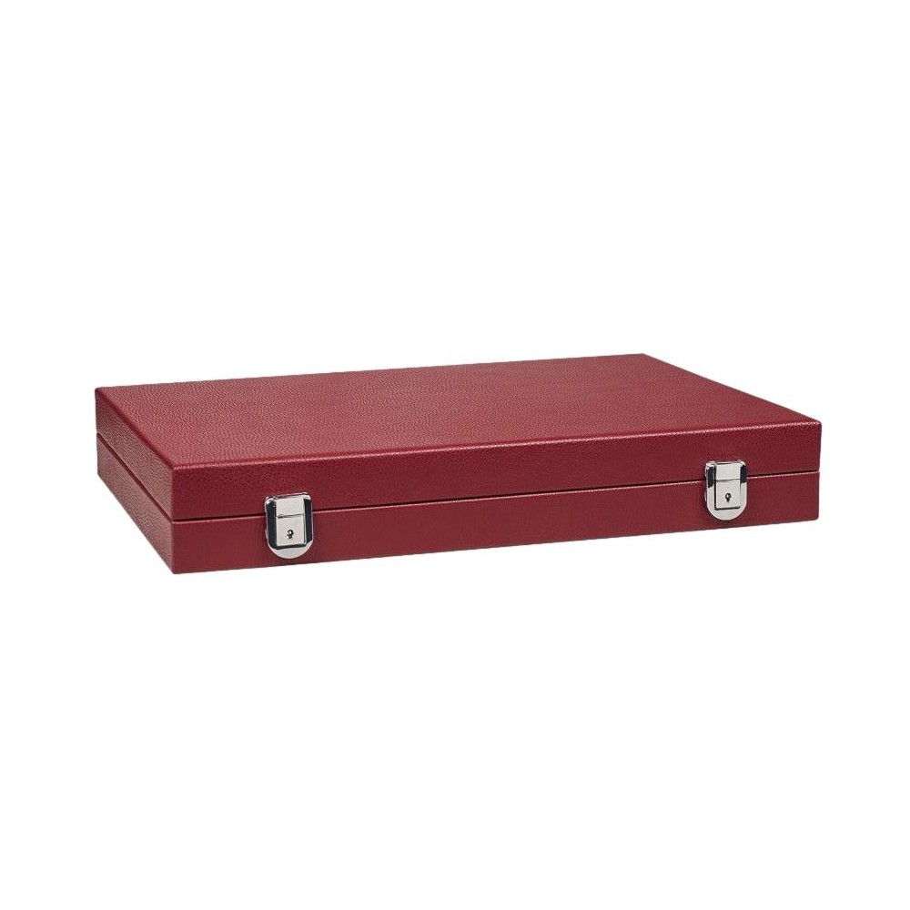 Backgammon en Cuir - Effet Buffle - Format Large
