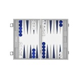 Backgammon en Cuir - Effet Buffle - Format Large
