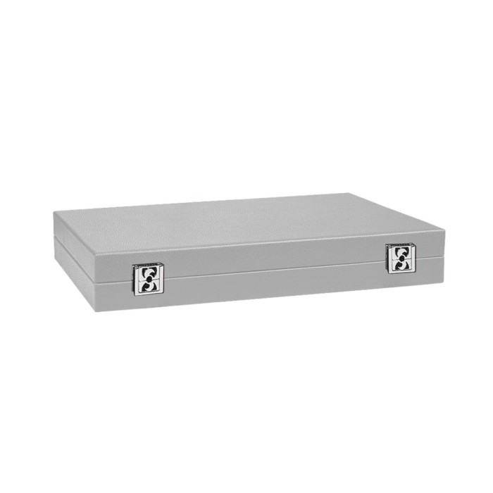 Backgammon en Cuir - Effet Buffle - Format Large