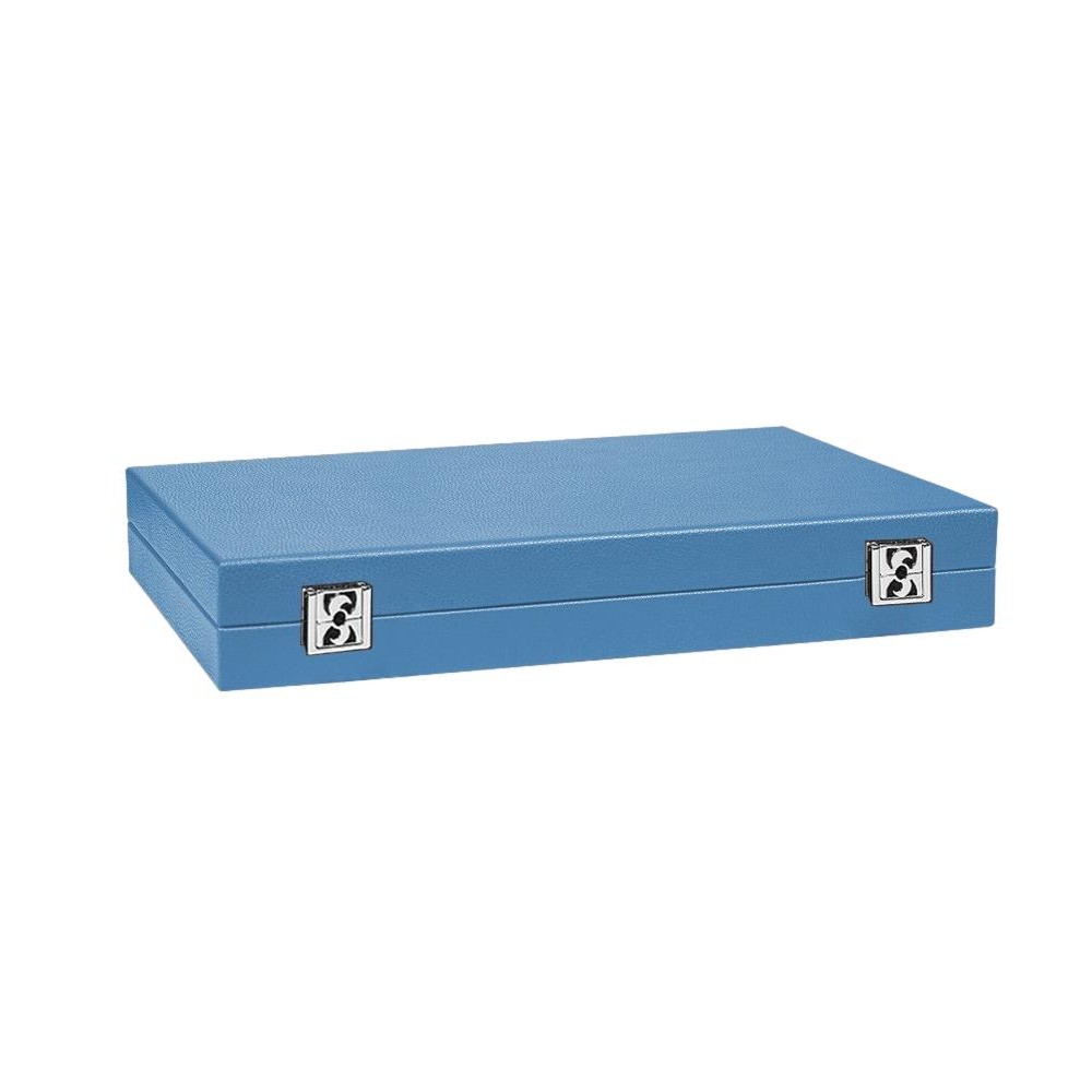 Backgammon en Cuir - Effet Buffle - Format Large