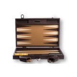 Backgammon en Cuir - Effet Buffle - Format Large
