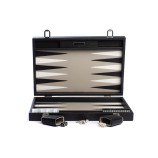 Backgammon en Cuir - Effet Buffle - Format Large