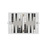 Backgammon en Cuir - Effet Buffle - Format Medium