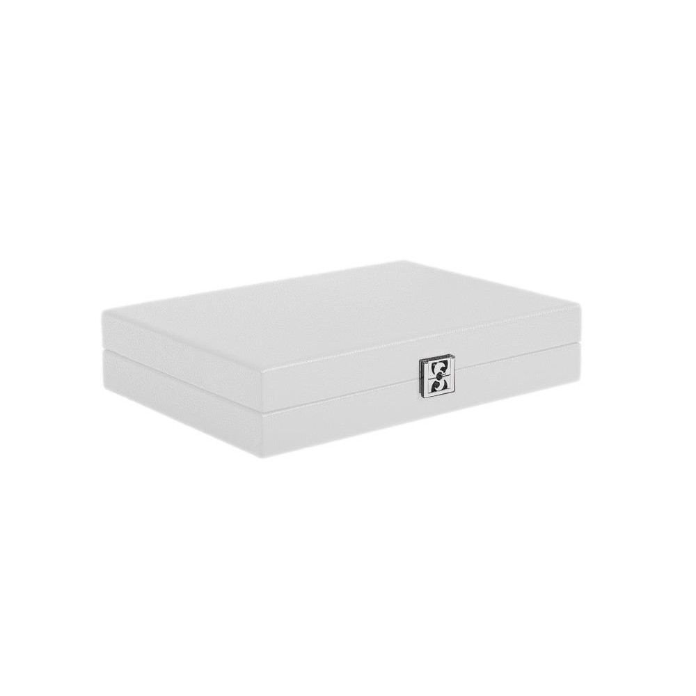 Backgammon en Cuir - Effet Buffle - Format Medium