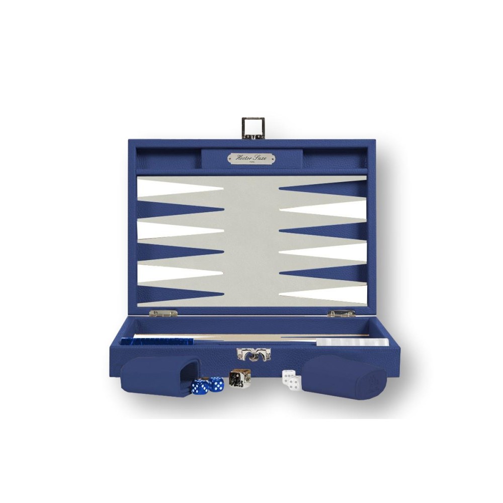 Backgammon en Cuir - Effet Buffle - Format Medium