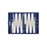 Backgammon en Cuir - Effet Buffle - Format Medium