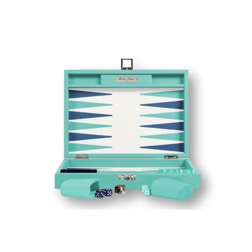 Backgammon en Cuir - Effet Buffle - Format Medium