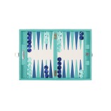 Backgammon en Cuir - Effet Buffle - Format Medium