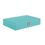 Backgammon en Cuir - Effet Buffle - Format Medium