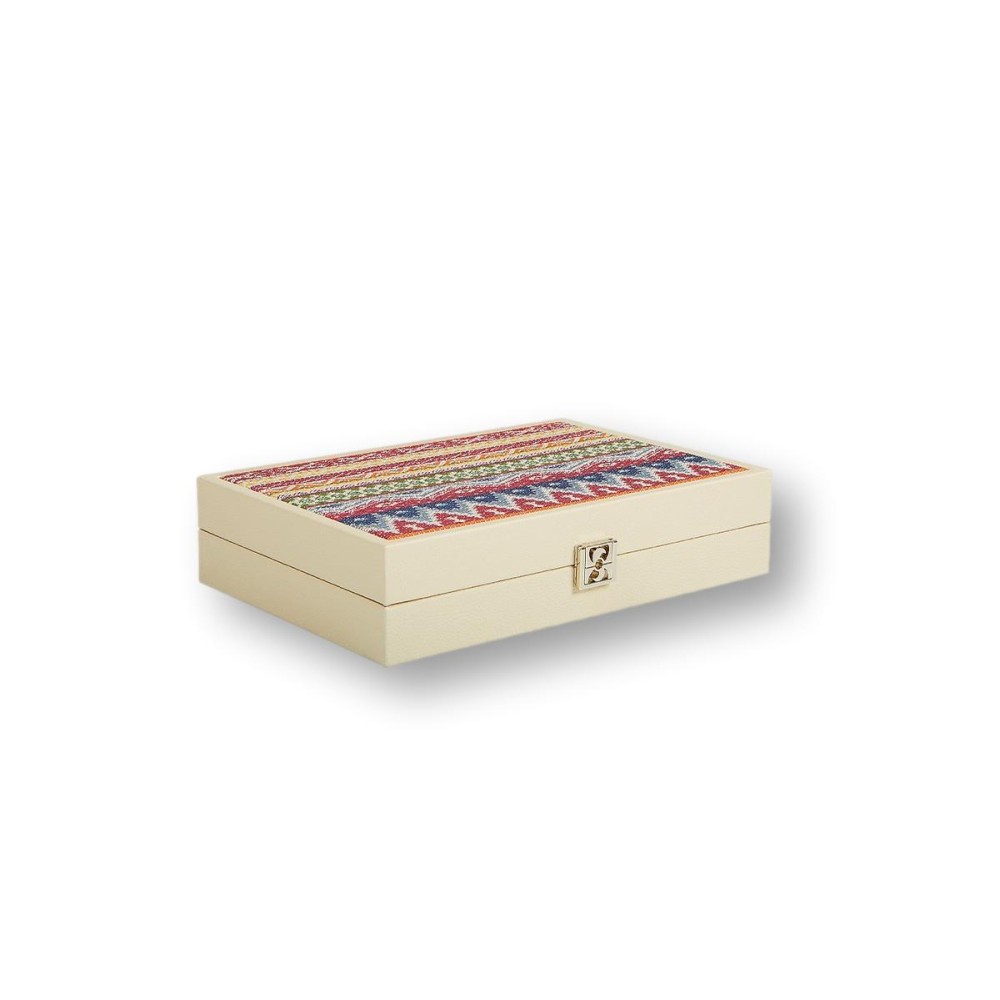 Backgammon en Cuir - Effet Buffle - Format Medium