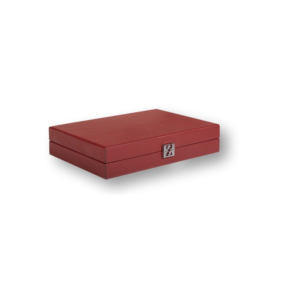 Backgammon en Cuir - Effet Buffle - Format Medium