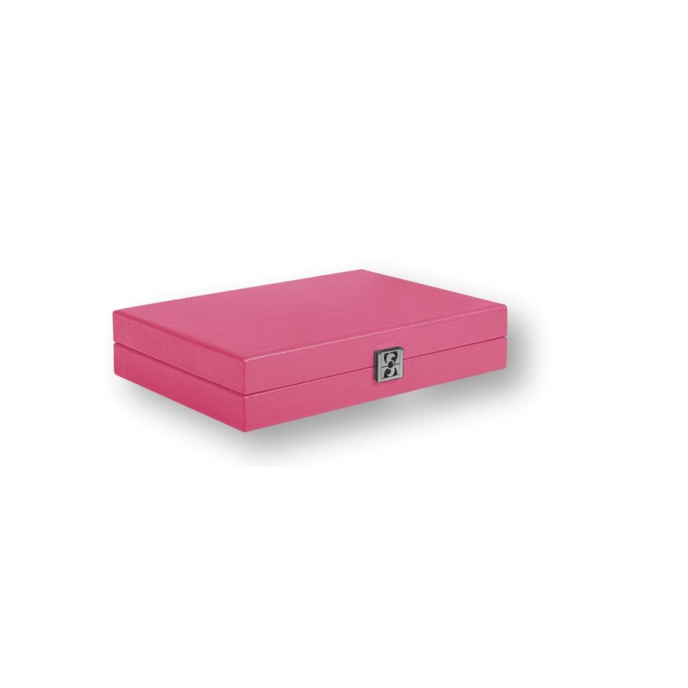 Backgammon en Cuir - Effet Buffle - Format Medium