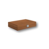 Backgammon en Cuir - Effet Buffle - Format Medium