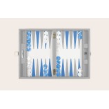 Backgammon en Cuir - Effet Buffle - Format Medium