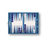 Backgammon en Cuir - Effet Buffle - Format Medium