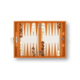 Backgammon en Cuir - Effet Buffle - Format Medium