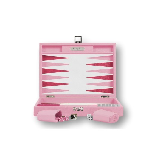 Backgammon en Cuir - Effet Buffle - Format Medium